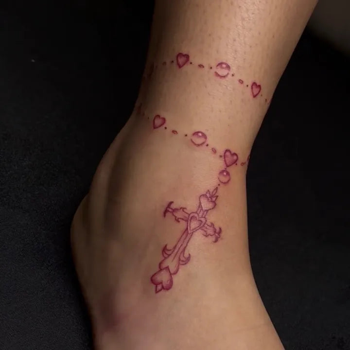 Rosary Bracelet Tattoo